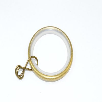 100 Silent Curtain Pole Rings Loose Eye Antique Finish ID 35mm - OD 42mm
