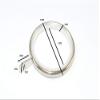 100 x Silent Curtain Pole/Rod Rings Fixed Eye Chrome ID 35mm - OD 42mm view 2