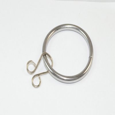 100 x Curtain Pole Rod Rings Loose Eye CP Chromed Steel ID 35mm - OD 42mm