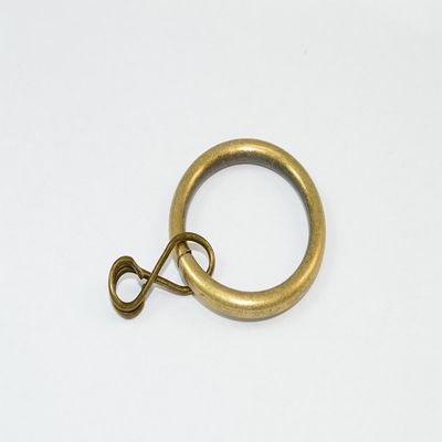 20 x Antique BRASSED Steel Curtain Rod Rings Loose Eye ID 25mm OD 32mm