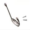3 x HAT Robe OR Coat Hook Hangers CP Chromed Metal view 1