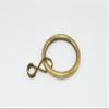 100 x Antique BRASSED Steel Curtain Rod Rings Loose Eye ID 25mm OD 32mm view 1