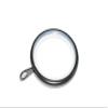 100 x Silent Rod Curtain Drape Pole Rings Fixed Eye Black ID 35mm OD 42mm view 1