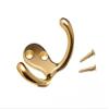 100 x Twin Robe HAT OR Coat Hook Hangers EB BRASED Metal view 1