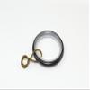 100 x Curtain Rod Rings Silent Loose Eye Black Steel ID 25mm - OD 32mm view 1