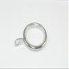 100 x Silent Curtain Pole Rod Rings Fixed Eye Chrome ID 25mm - OD 32mm view 1