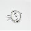 100 x Silent Curtain Pole Rod Rings Fixed Eye Chrome ID 25mm - OD 32mm view 2