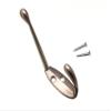 3 x HAT Robe OR Coat Hook Hangers MATT Chromed Metal view 1