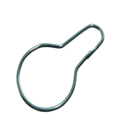 10 x Metal Shower Curtain Ring Hooks Chrome Plated Steel