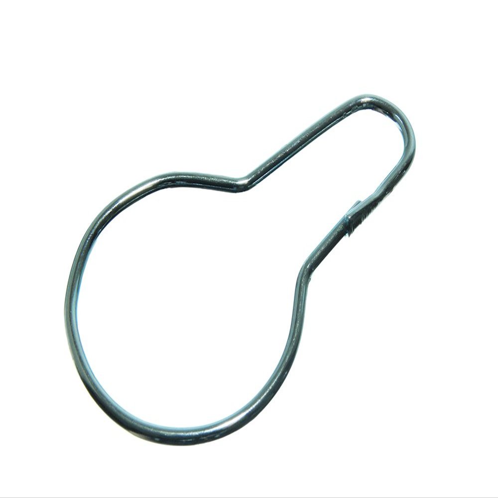 10 x Metal Shower Curtain Ring Hooks Chrome Plated Steel