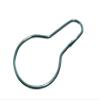 10 x Metal Shower Curtain Ring Hooks Chrome Plated Steel view 1