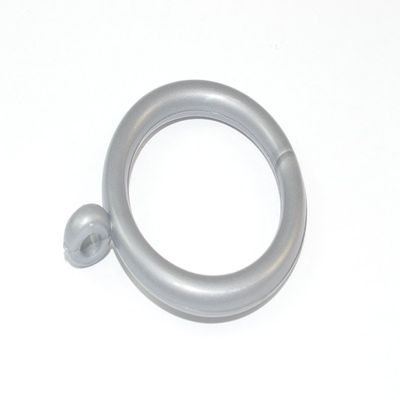 400 x Grey Plastic Curtain Drape Rod Pole Ring ID 35mm - OD 43mm