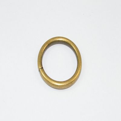 20 x Curtain Drape Rod Rings Antique Brass Plated Steel ID 25mm