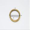20 x Curtain Drape Rod Rings Antique Brass Plated Steel ID 25mm view 2