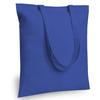 TOPDesign 5-Pack Economical 16"x15" Blue Cotton Tote Bag, Lightweight Medium Reusable Grocery Shopping Cloth Bags, Suitable for DIY, Advertising, Promotion, Gift, Activity view 1
