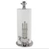 Arthur Court Cow Paper Towel Holder Display Stand with Farm Sunflower Accents for Countertop Rustic Country Kitchen Dcor 14.25 inch Tall view 1