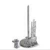 Arthur Court Cow Paper Towel Holder Display Stand with Farm Sunflower Accents for Countertop Rustic Country Kitchen Dcor 14.25 inch Tall view 4