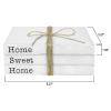 TenXVI Designs Home Sweet Home Sign Decorative Books - Set of 3 White Rustic Blank Books with Real Pages for Coffee Table Decor, Entryway Table Home Decor, Blank Books view 3