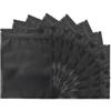 100 Pack Mylar Bags 5.9 x 8.7 Inch Resealable Smell Proof Bags Foil Pouch Bag Flat Bag Matte Black view 1