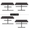 Keebofly Hanging Wall Mounted Jewelry Organizer with Rustic Wood Jewelry Holder Display for Necklaces Bracelet Earrings Ring Set of 2 Black,[Patented] view 4