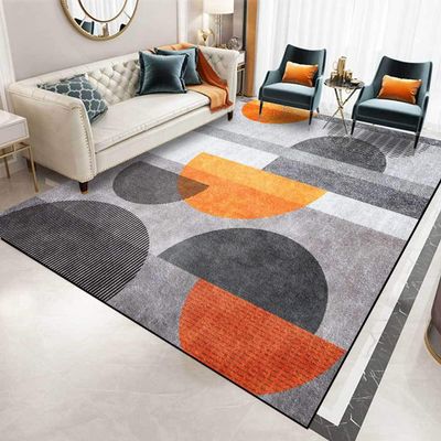 TALSOFA Gray Children's Crawling Carpets Soft Easy Clean Bedside Floor Mat Anti-Skid Area Rug for Living Room Bedroom Dining Room,150x200cm
