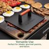 Cuisinart XL Cast Iron Grill Press, 10" x 10" Heavy-Duty Nonstick Smash Burger Steak Press with Wooden Handle, Perfect Grill Accessory Ideal for Grilling, Paninis, and BBQs view 4