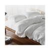 F.Y.Dreams 100% Washed Cotton Duvet Cover for Weighted Blanket 60x80 inches with 16 Ties, Zipper on Long Side/White/Just Duvet Cover view 3