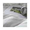 F.Y.Dreams 100% Washed Cotton Duvet Cover for Weighted Blanket 60x80 inches with 16 Ties, Zipper on Long Side/White/Just Duvet Cover view 4