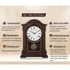 Retro Desk Clock Retro Table Clock/Deskclock Living Room Antique Fashion Solid Wood Desk Clock - Silent Living Room Decoration Quartz Clock Table Clock (Size : 23 * 13 * 32cm) view 3