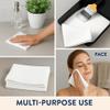 Marquis Mills 12 Inch x 12 Inch White Cotton Value Washcloths - Reusable Lt Weight Thin Cloth Rags - Bath/Exfoliating/Kitchen/Garage - Set of 120 view 4