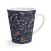 Luxury Floral Template Hand Drawn Latte mug view 1