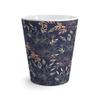 Luxury Floral Template Hand Drawn Latte mug view 3