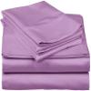 800 Thread Count- 5Pcs Split Sheets Lilac 100% Cotton Bed Sheets, Split King Sheets Sets for Adjustable Beds, Long Staple Cotton, Fits Mattress Upto 24" Deep Pockets (Split King) view 1