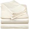 800 TC-TOP Split King Sheets-Ivory-100% Cotton 4-Pcs Bed Sheets, Top Split Head King Sheets Sets for Adjustable Beds, Split Top King Fitted Sheet, Upto 24'' Deep Pockets view 1