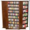 Venture Horizon Revolving Media Tower 1000 - Walnut view 1