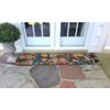 Liora Manne Marina Low Profile Durable Indoor/Outdoor Woven Rug- Fall in Love Multi 1'11" x 7'6" view 1