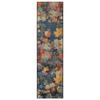Liora Manne Marina Low Profile Durable Indoor/Outdoor Woven Rug- Fall in Love Multi 1'11" x 7'6" view 2