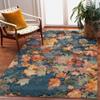 Liora Manne Marina Low Profile Durable Indoor/Outdoor Woven Rug- Fall in Love Multi 3'3" x 4'11" view 1