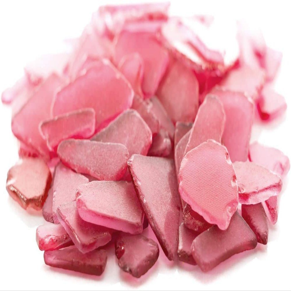 Nautical Crush Trading Bulk Sea Glass  55oz Tumbled Sea Glass in Red  Seaglass for Crafts, Decor & Jewelry  Real Seaglass Pieces for DIY & Art Projects