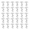 Ruwado 12 Pcs Twisty Pins Clear Head Plastic for Upholstery (50) view 1