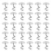 Ruwado 12 Pcs Twisty Pins Clear Head Plastic for Upholstery (50) view 2