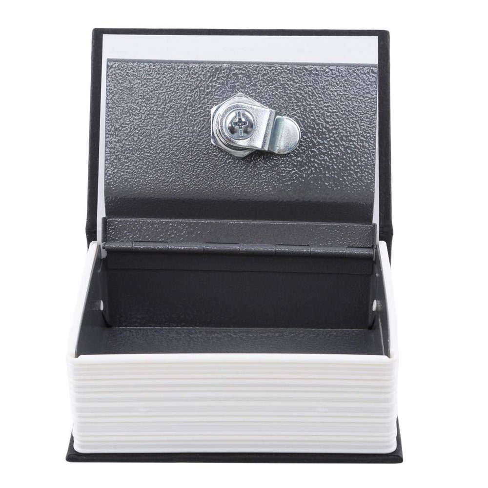 Underleaf Book Safe with Combination Lock Home Dictionary Diversion Metal Safe Lock Box Piggy Bank Locking Book for Coins Cash Money Jewellery Hidden Safe