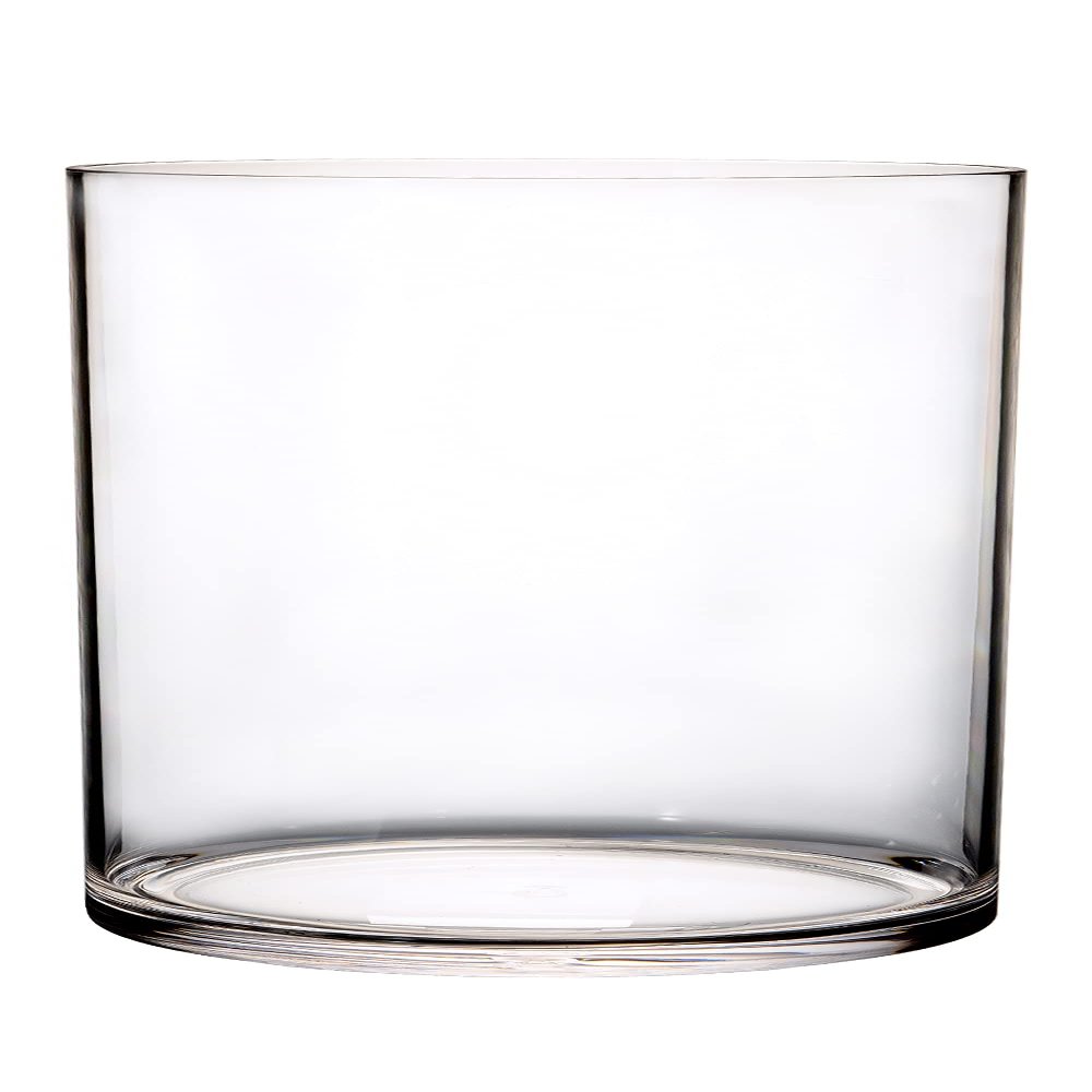 FOYER 2300043 Unbreakable Vase, Flower Base, Polycarbonate, Stylish, Height 15.7 inches (40 cm), Width 9.8 inches (25 cm), Large