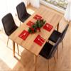 asunflower Dining Chairs Set of 4 Velvet Kitchen Chairs with Metal Legs Grey Modern Mid-Century Dining Room Chairs for Holiday Gatherings, Daily Use, Office Leisure Side Chairs view 3