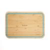 Trebonn - Wave Chop & Slide Small Shaped Bamboo Chopping Board for Easy Cutting and Food Gathering Channel 30 x 20 cm view 2