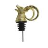 Fashion Antelope Wine Pourer Creative Bottle Stopper for Wine Bottles Unique Aerator Design for Parties Restaurants Bars Golden view 1