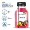8 oz Juice Bottles with Caps - Reusable Clear Plastic Drink Containers (12 pack) - Mini Water Bottles with Labels, Brush & Funnel view 3