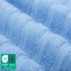 American Soft Linen Luxury 6 Piece Towel Set, 2 Bath Towels 2 Hand Towel 2 Washcloths, 600 GSM 100% Cotton Turkish Towels for Bathroom, Sky Blue Towel Sets view 3