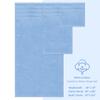 American Soft Linen Luxury 6 Piece Towel Set, 2 Bath Towels 2 Hand Towel 2 Washcloths, 600 GSM 100% Cotton Turkish Towels for Bathroom, Sky Blue Towel Sets view 4