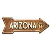 MightySkins Peel and Stick Art Removable Arizona Route 66 Decal Decor 24" Directional Sticker Vinyl Wall Decals view 1
